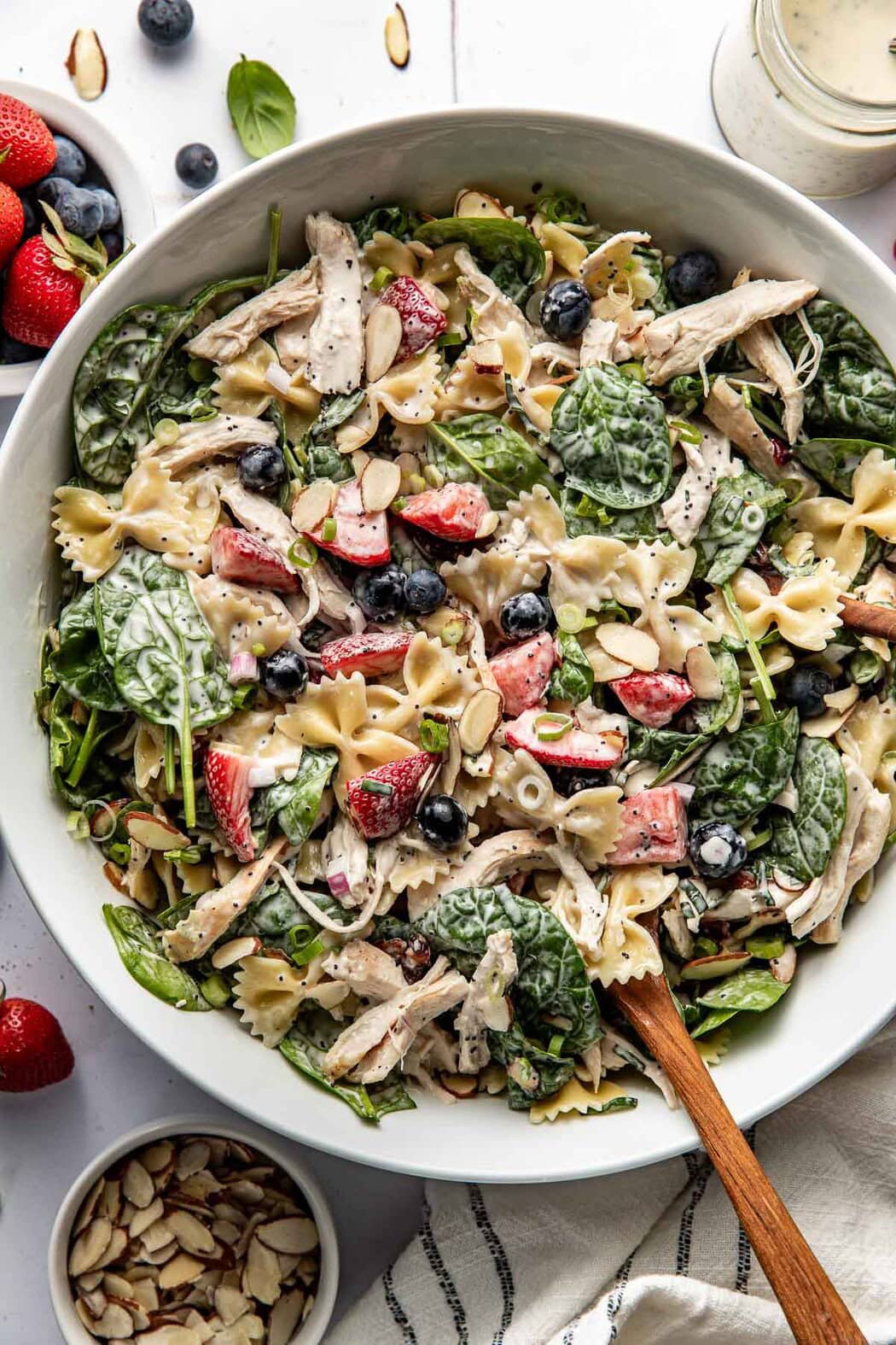 Summer Berry Pasta Salad with Chicken Recipe