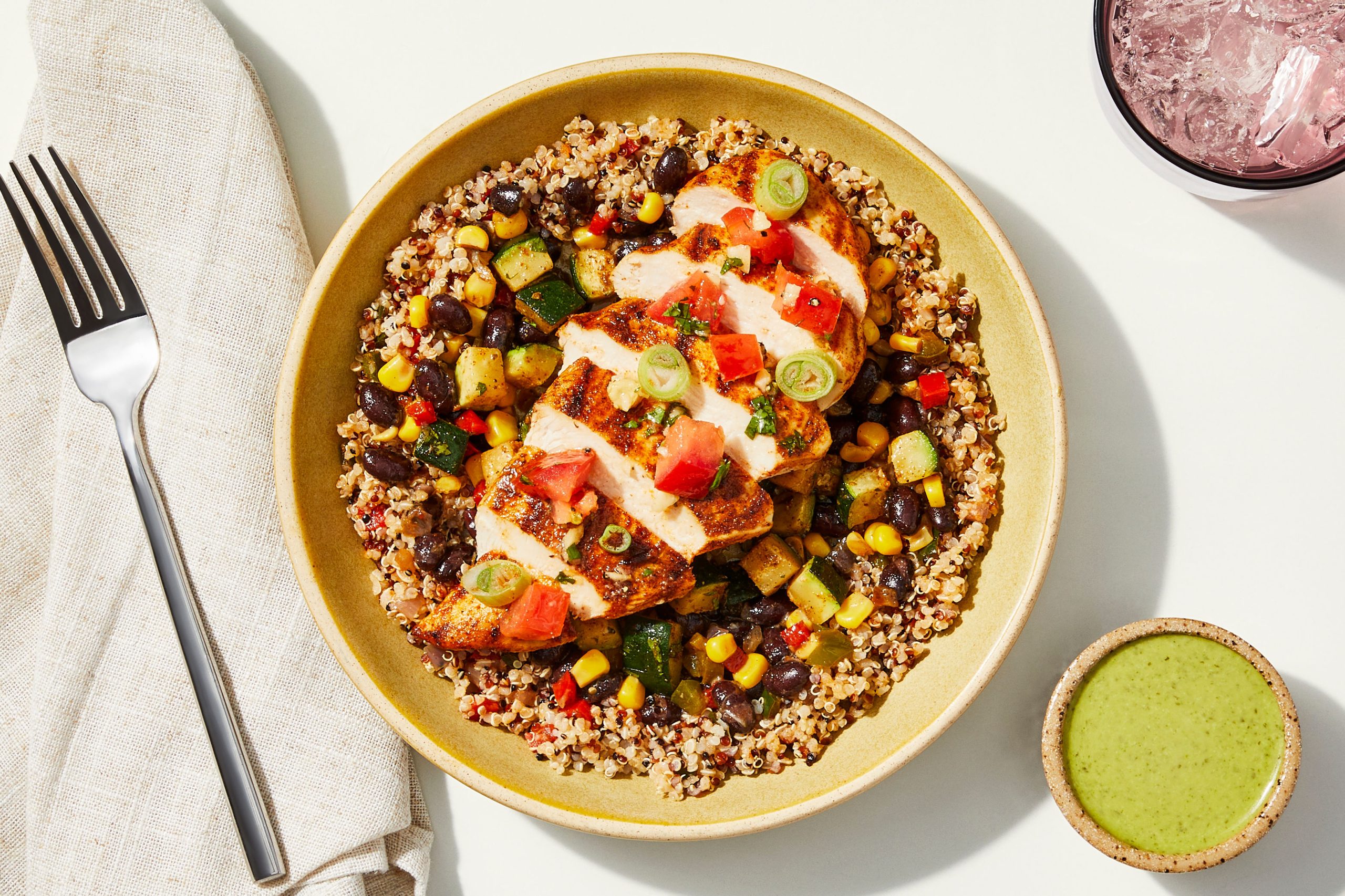 Tex-Mex Grilled Chicken Grain Bowl