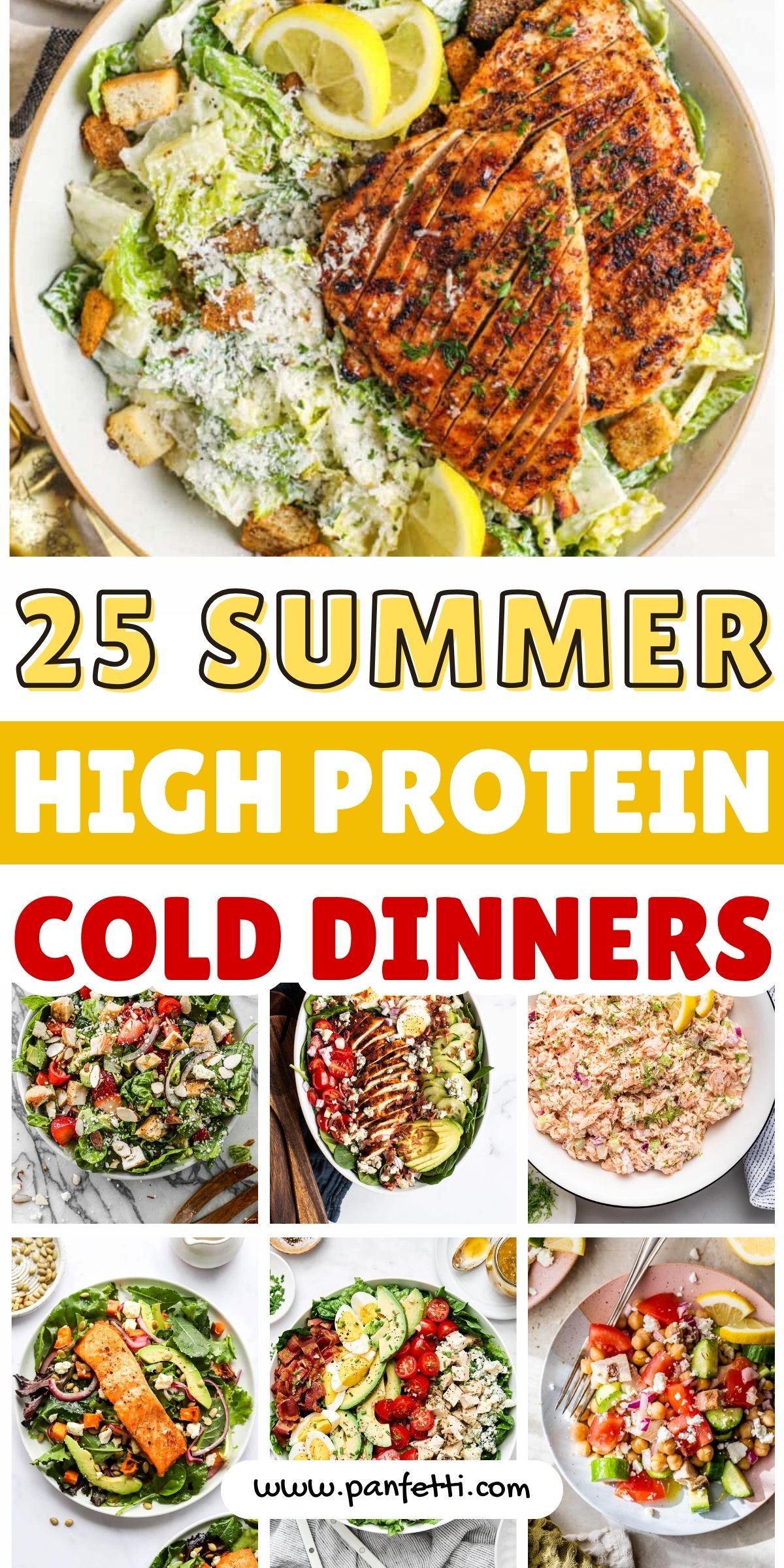 25 High Protein Cold Dinners for Summer with 30g+ Protein