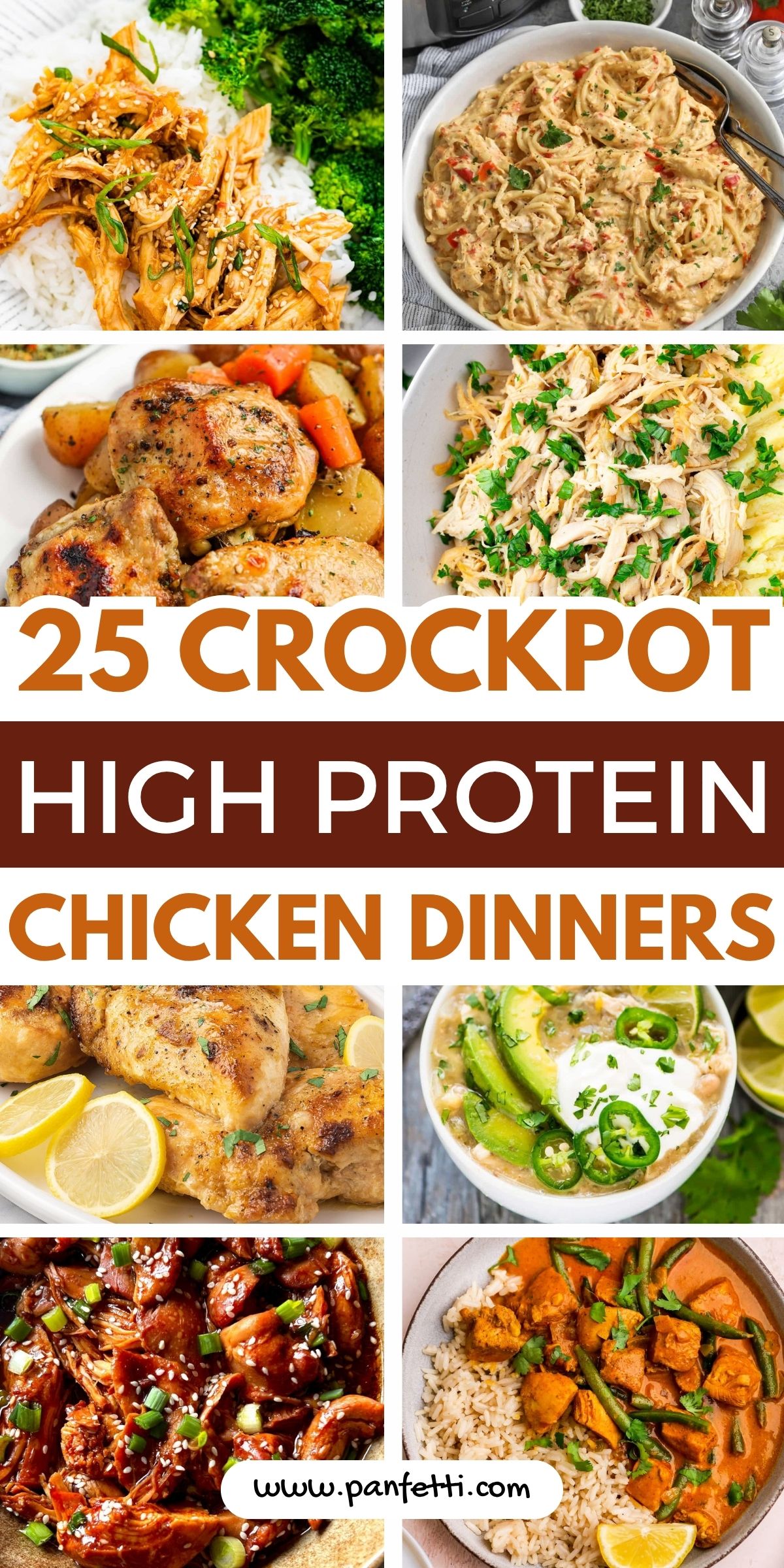 25 High Protein Crockpot Chicken Recipes with 25+ Grams of Protein