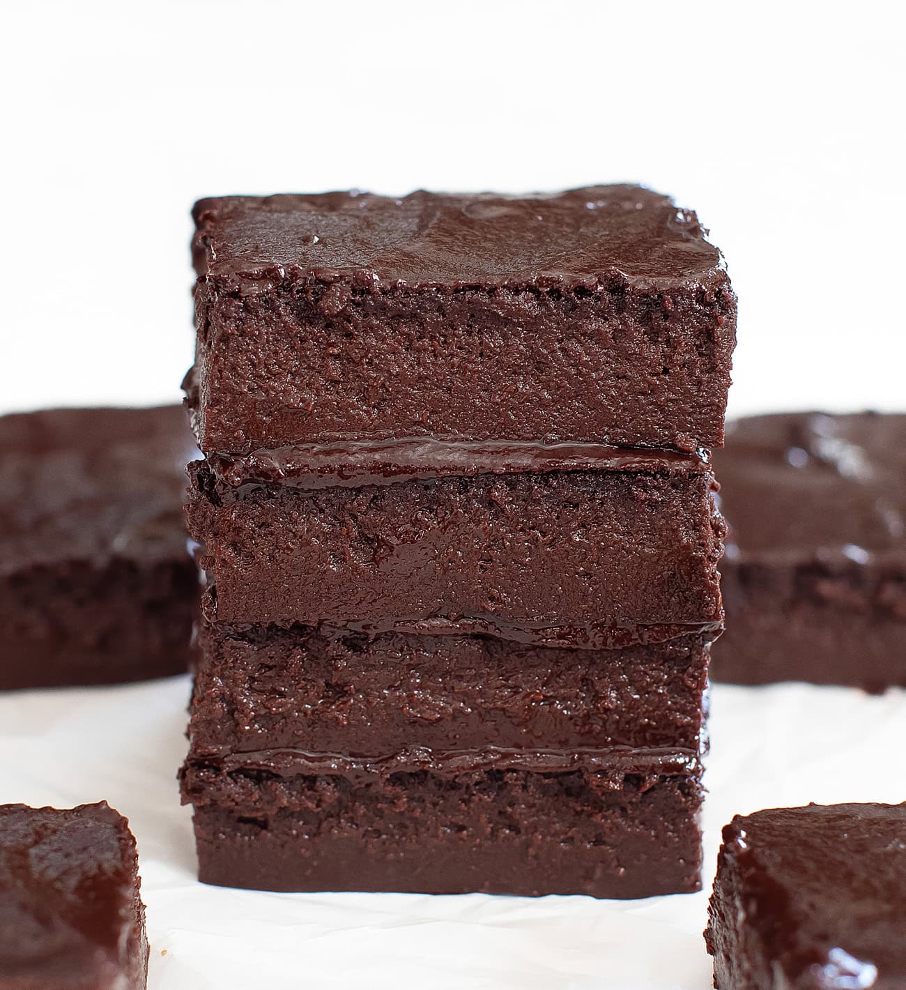 4 Ingredient Healthier Cottage Cheese Brownies