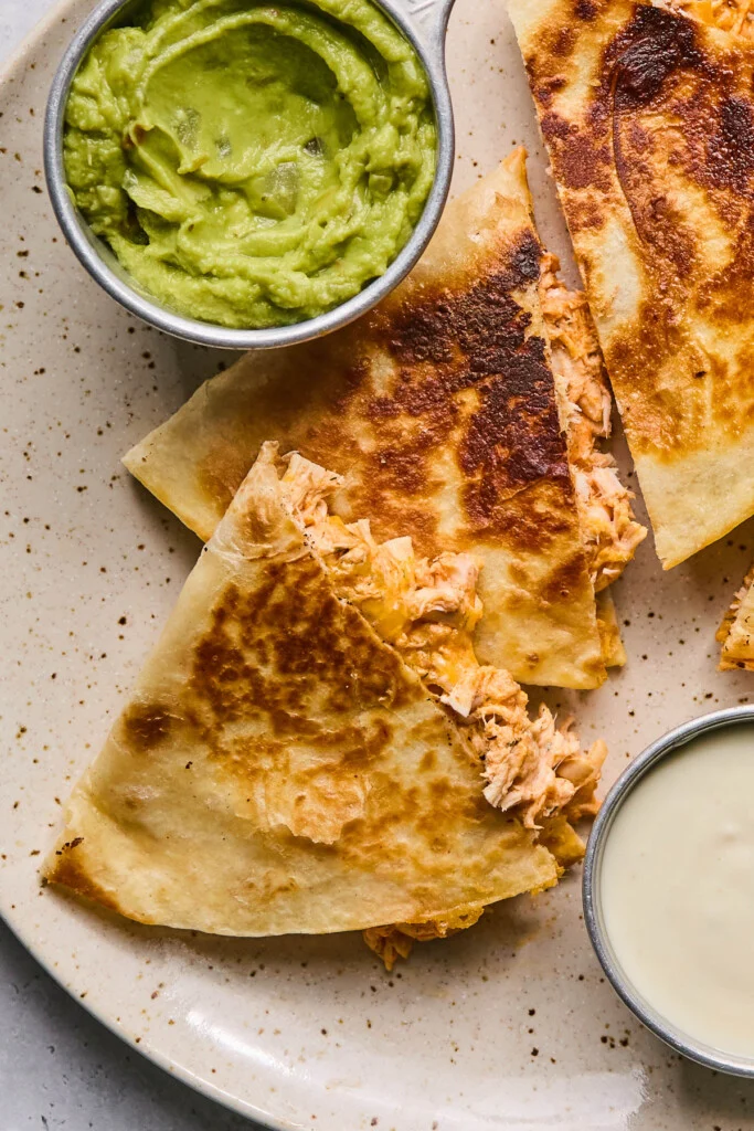 Buffalo Chicken Quesadillas