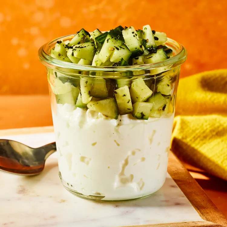 Cottage Cheese Snack Jar