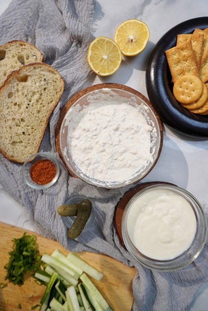 high protein cottage cheese dip ingredients
