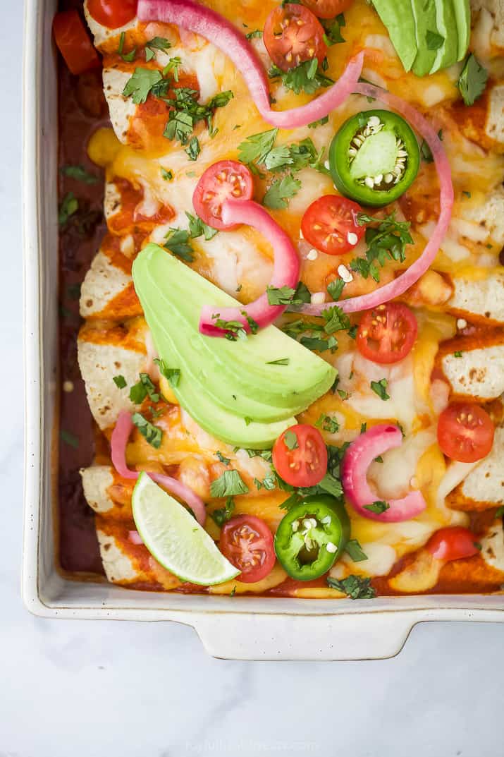 Easy Beef Enchiladas