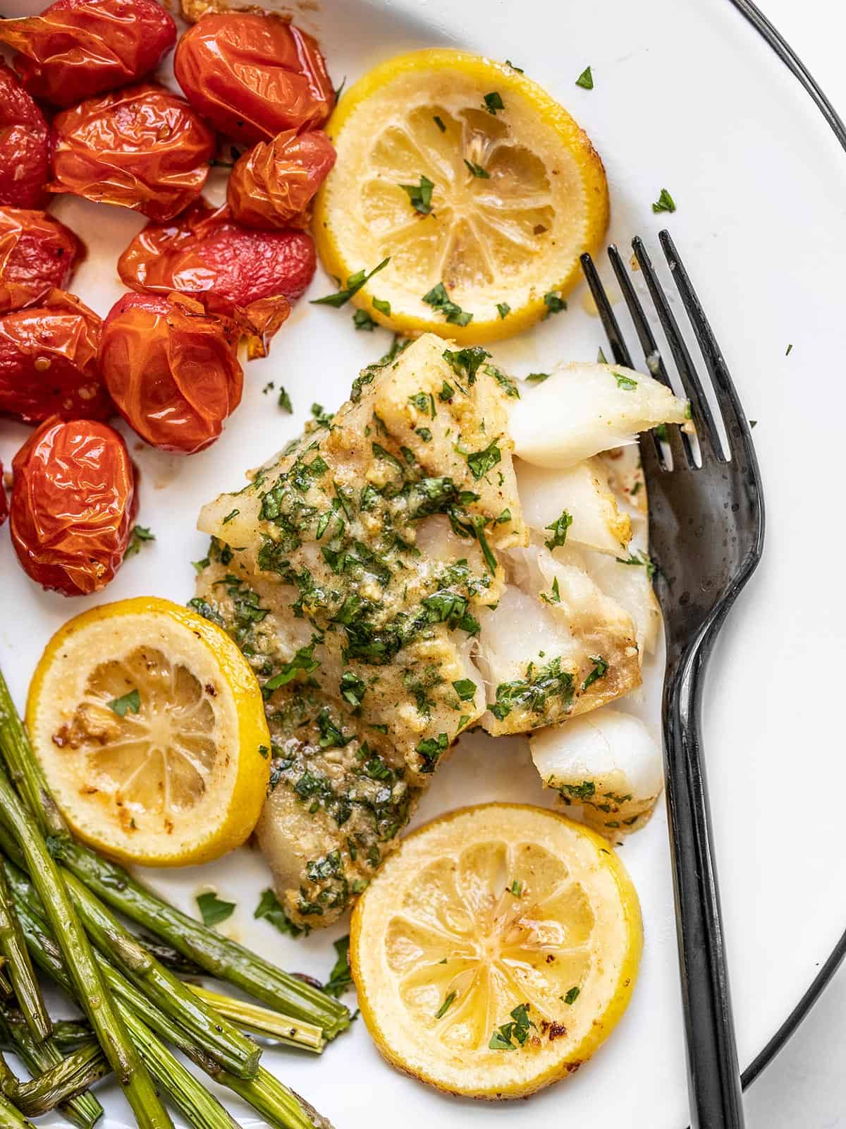 Garlic Butter Baked Cod