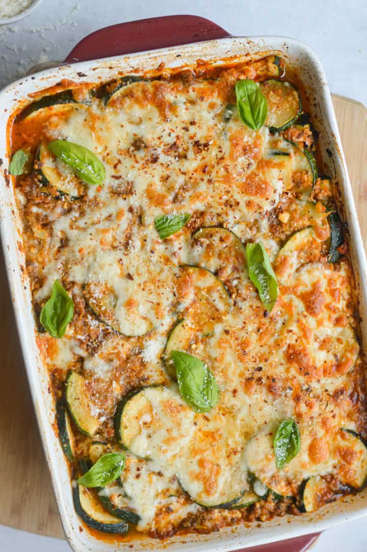 Ground Beef Zucchini Casserole