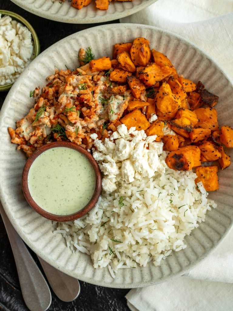 Ground Turkey Sweet Potato Bowls