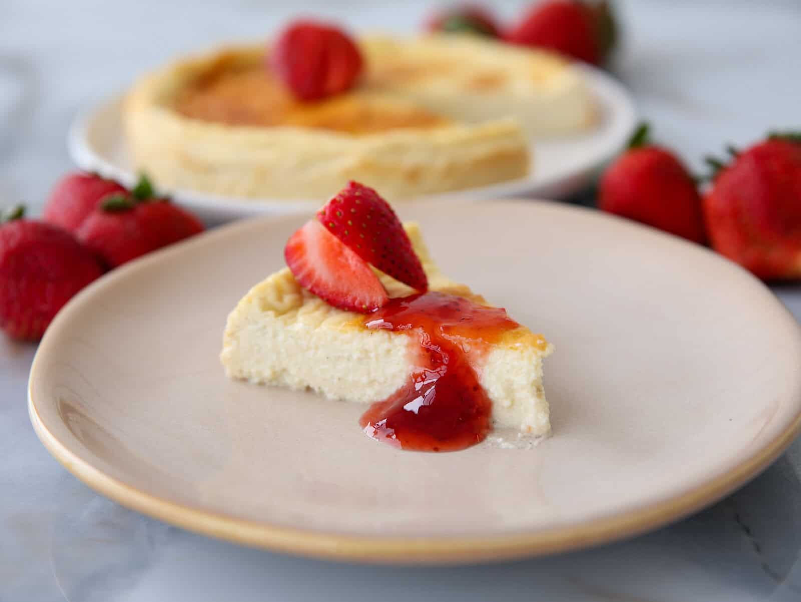 High Protein Cottage Cheese Cheesecake