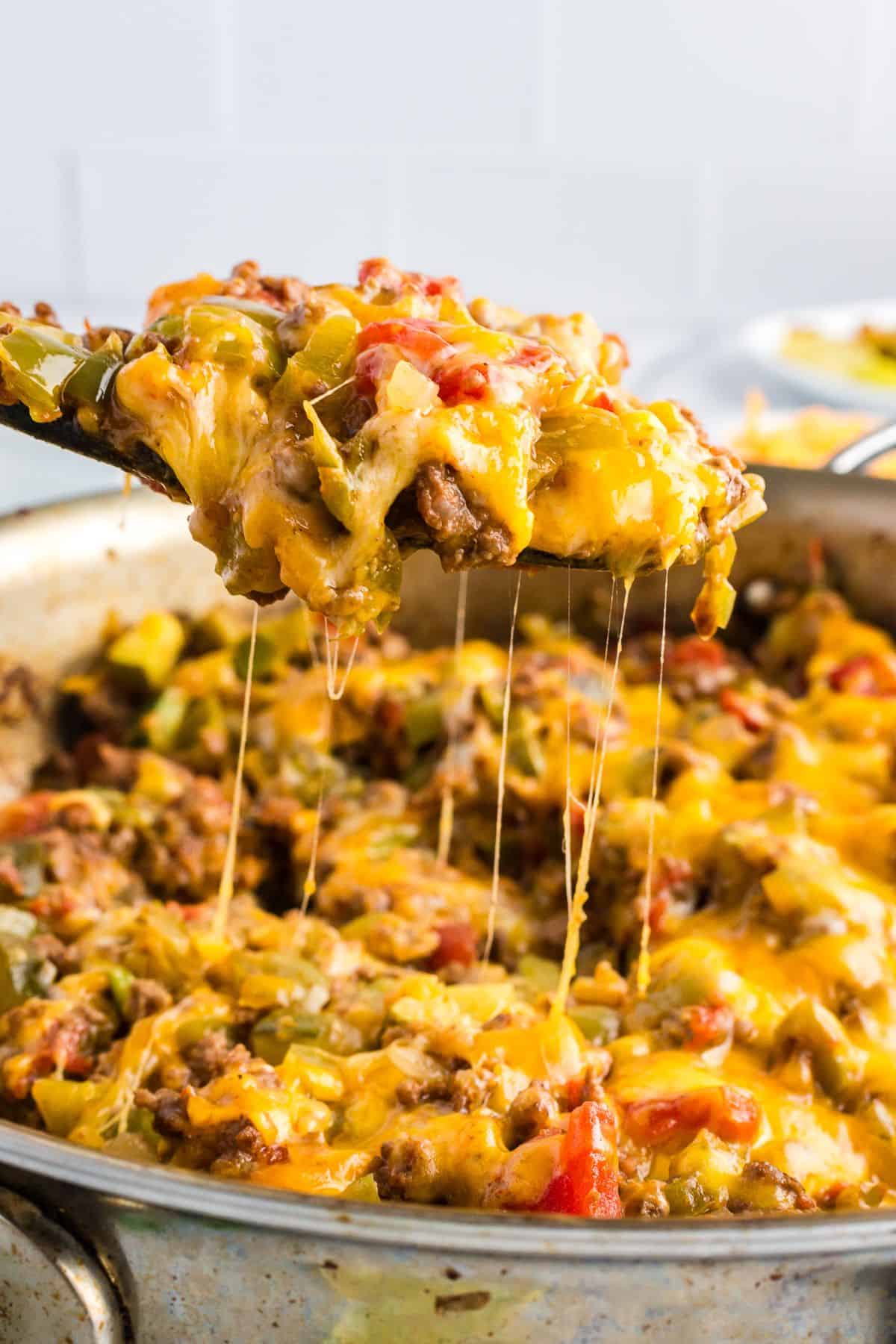 One-Pan Taco Zucchini Skillet