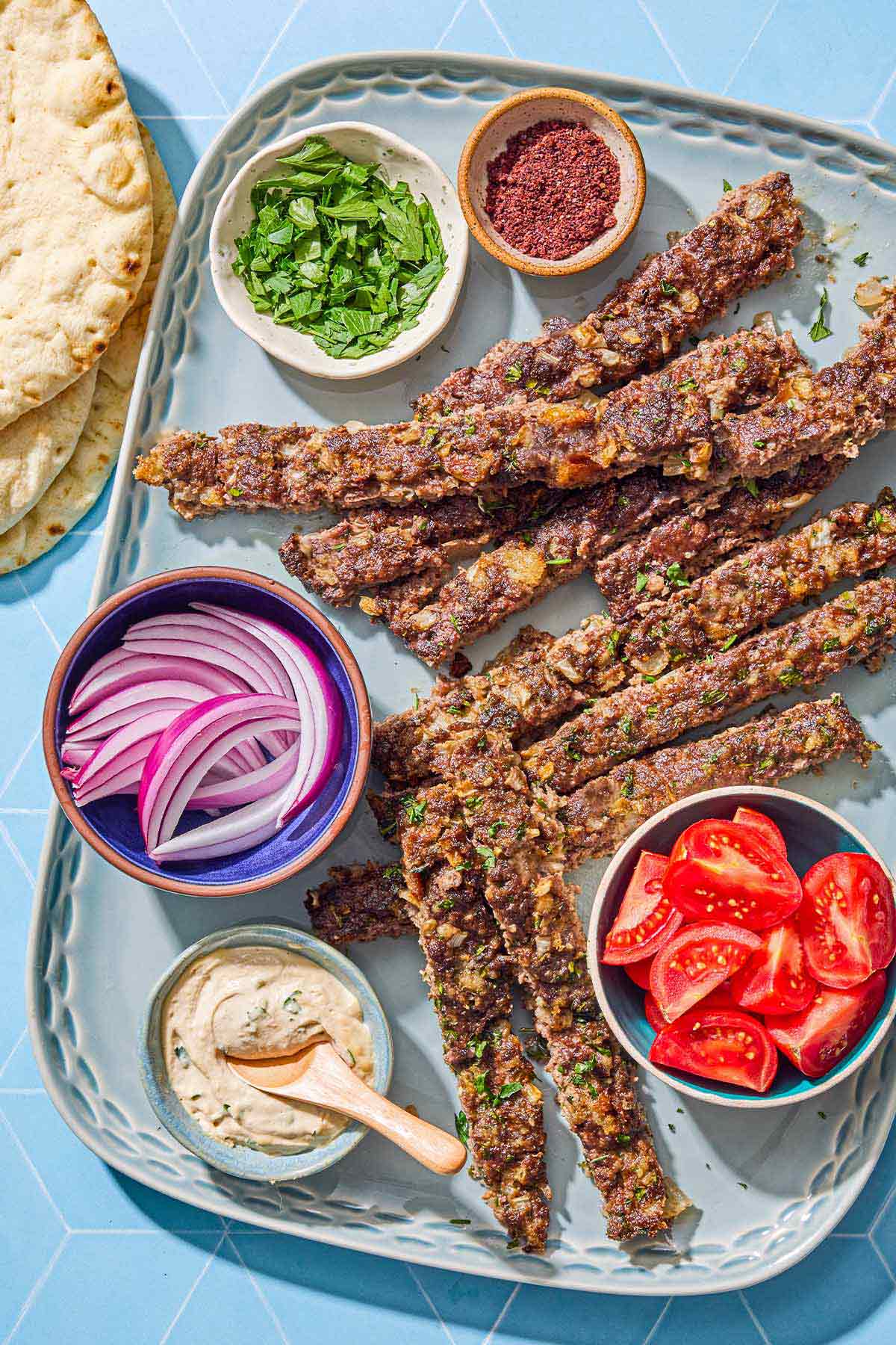 Sheet Pan Beef Kofta