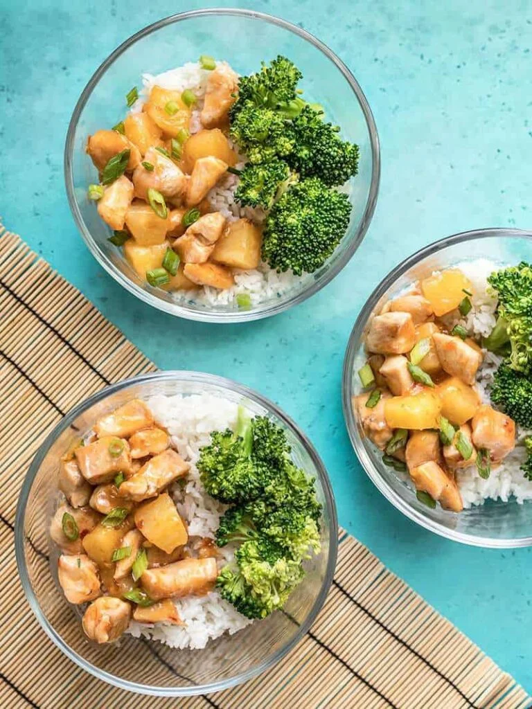 Sweet Chili Chicken Stir Fry Bowls
