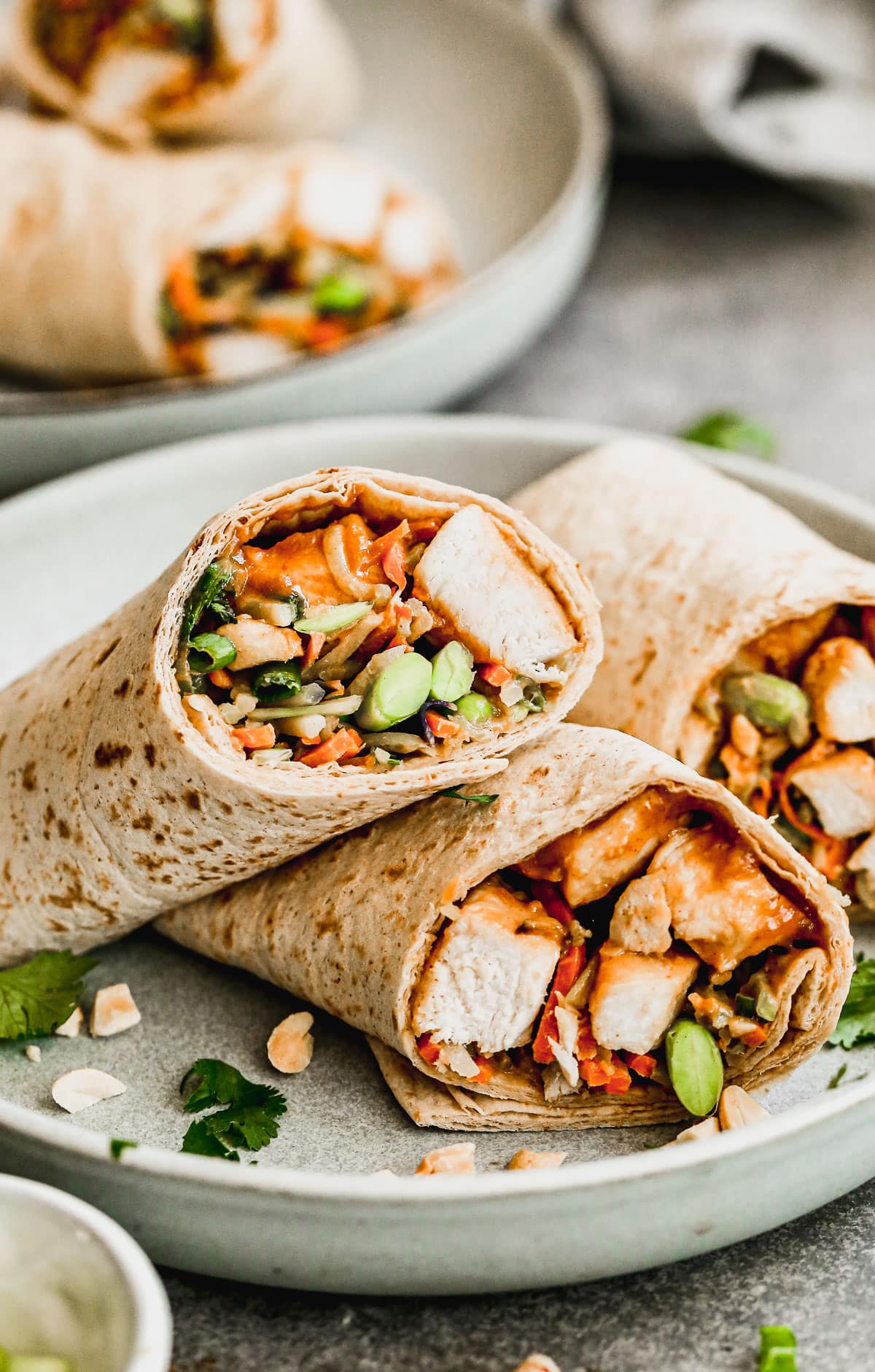 Asian Chicken Wraps