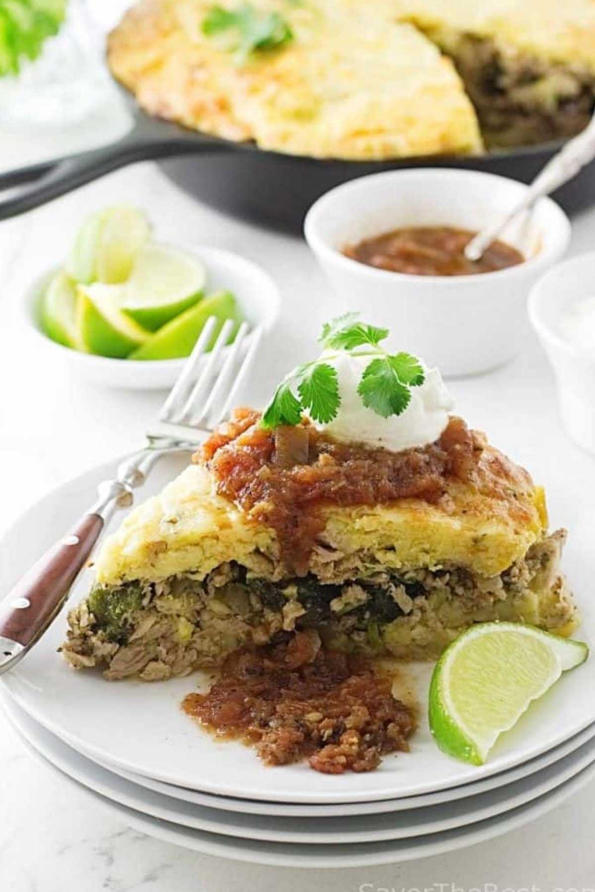 Chipotle Pulled Pork Tamale Pie