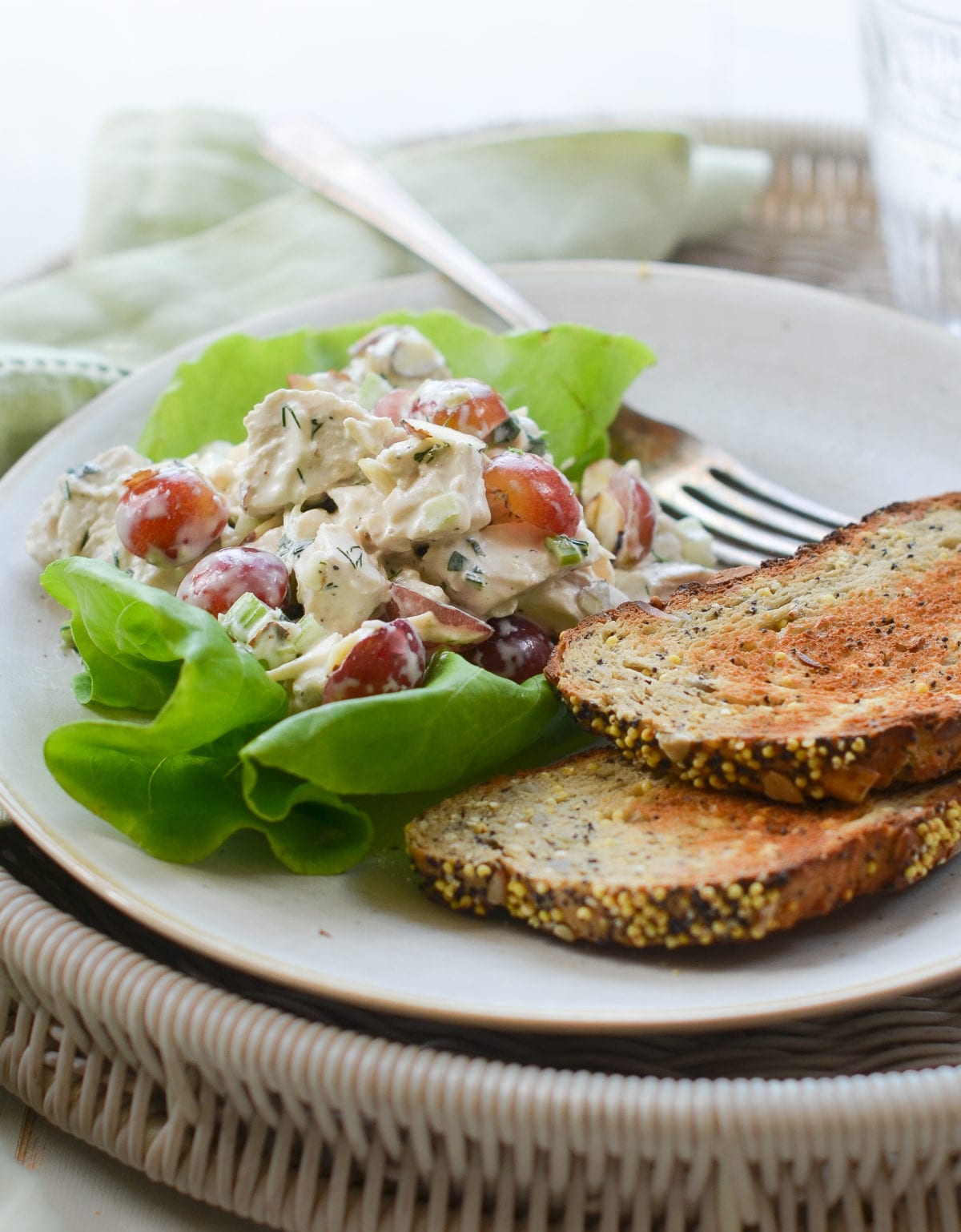 Classic Chicken Salad with Grapes and Almonds