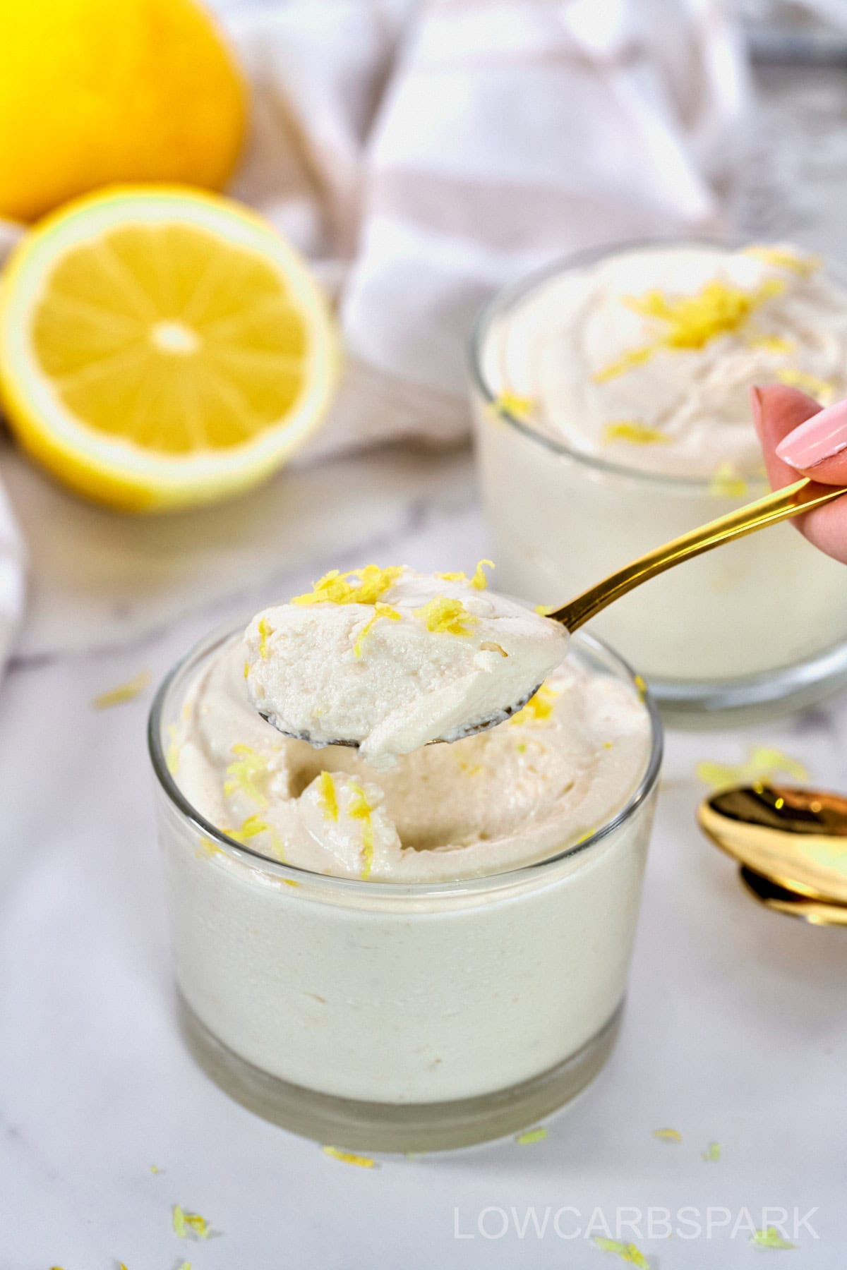 Cottage Cheese Lemon Mousse