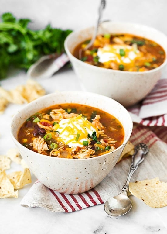 Crock Pot Chicken Enchilada Soup