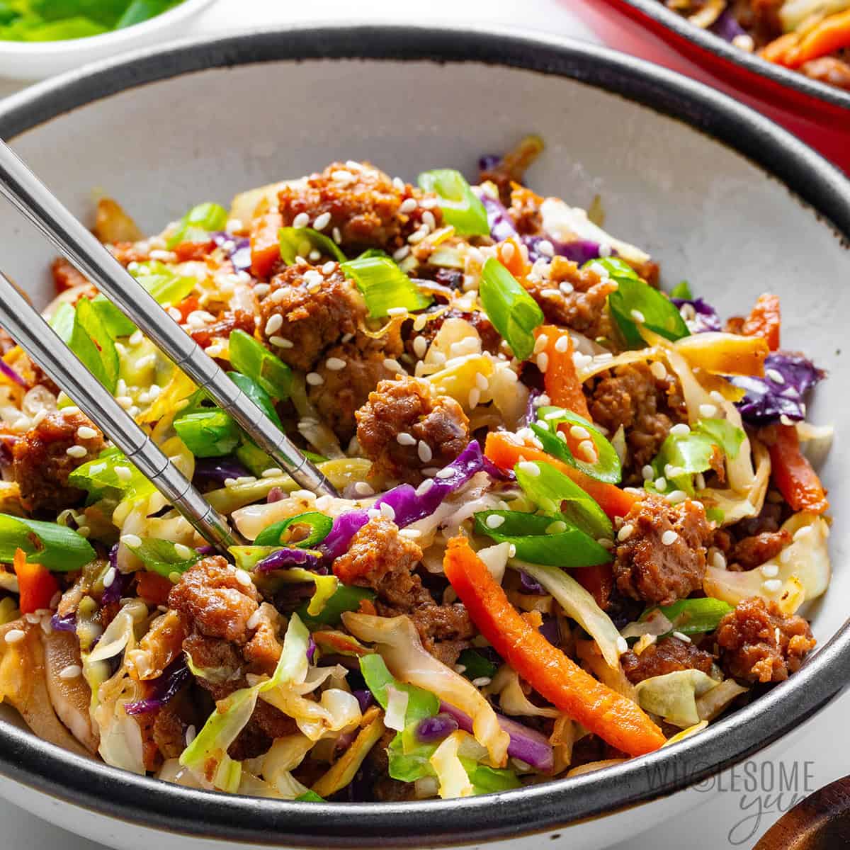 Egg Roll In A Bowl