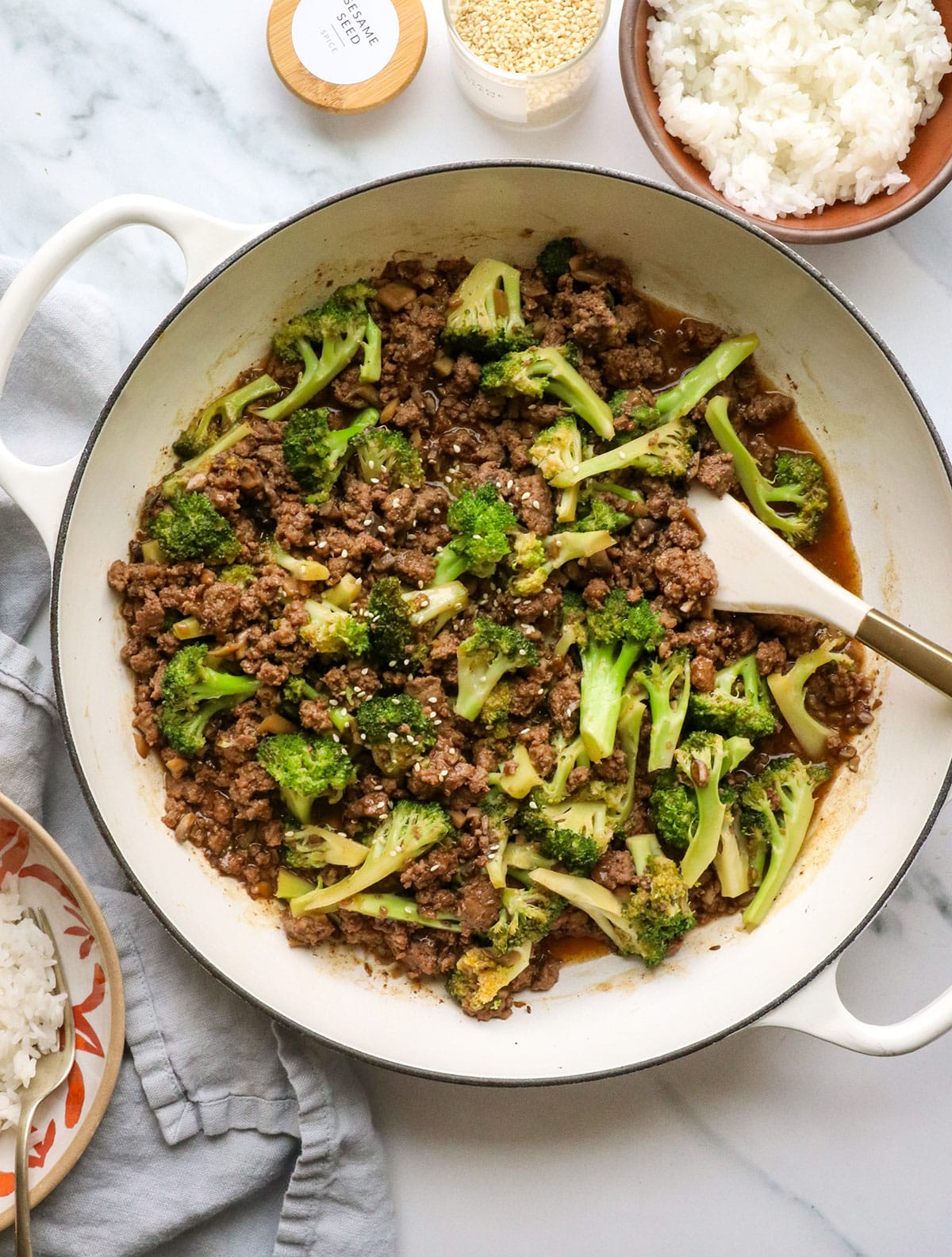 Ground Beef and Broccoli (Healthy Recipe!)