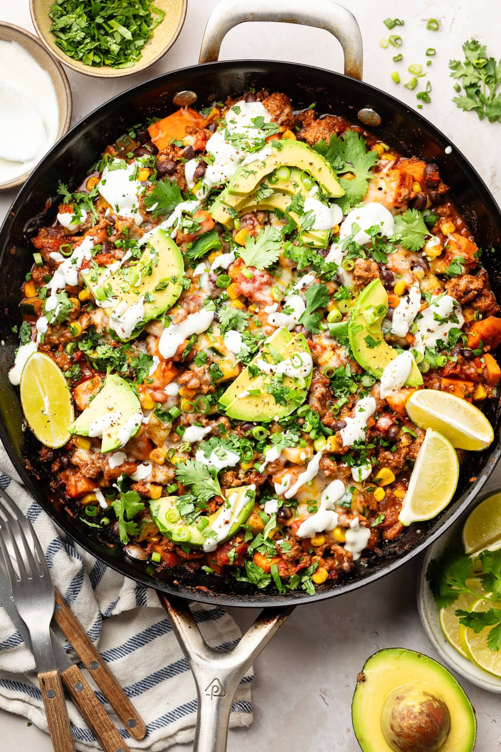 Ground Beef and Zucchini Skillet