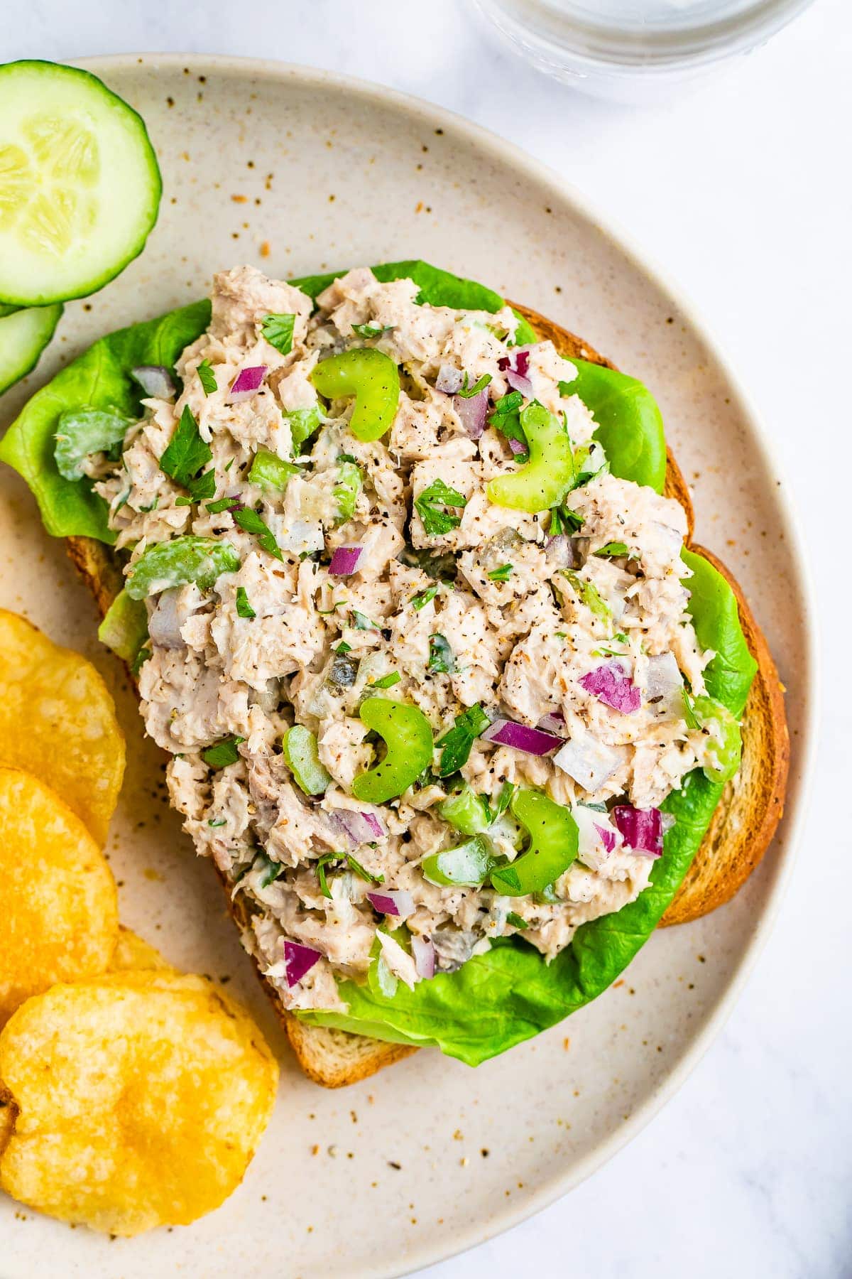 Healthy Tuna Salad with Greek Yogurt