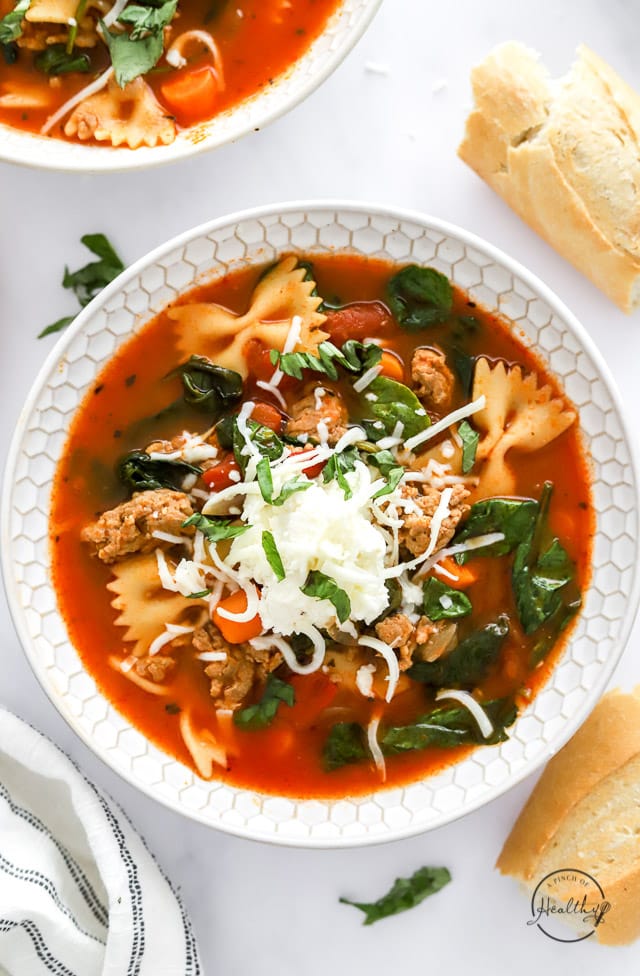 Instant Pot Lasagna Soup