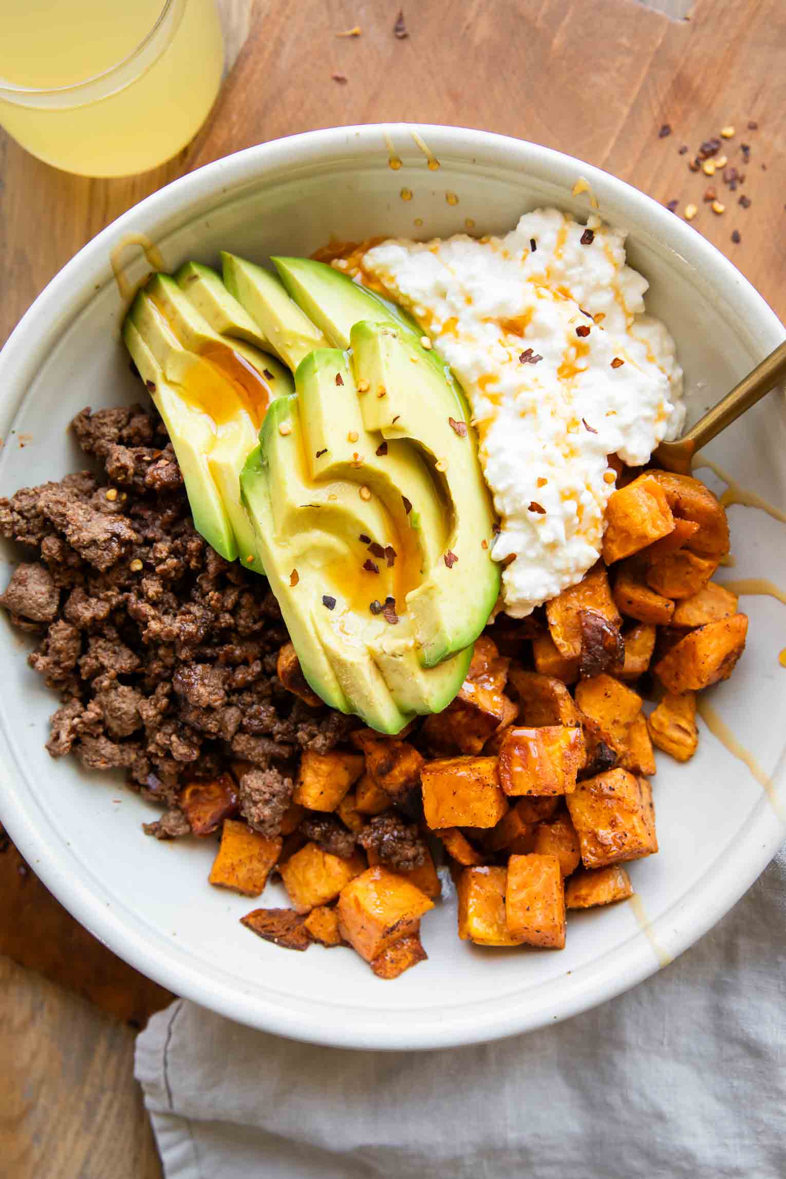 Viral Hot Honey Ground Beef Bowls
