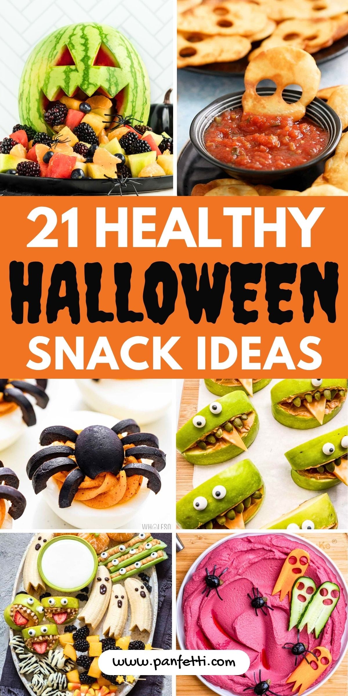 21 Healthy Halloween Party Snacks for Kids and Adults