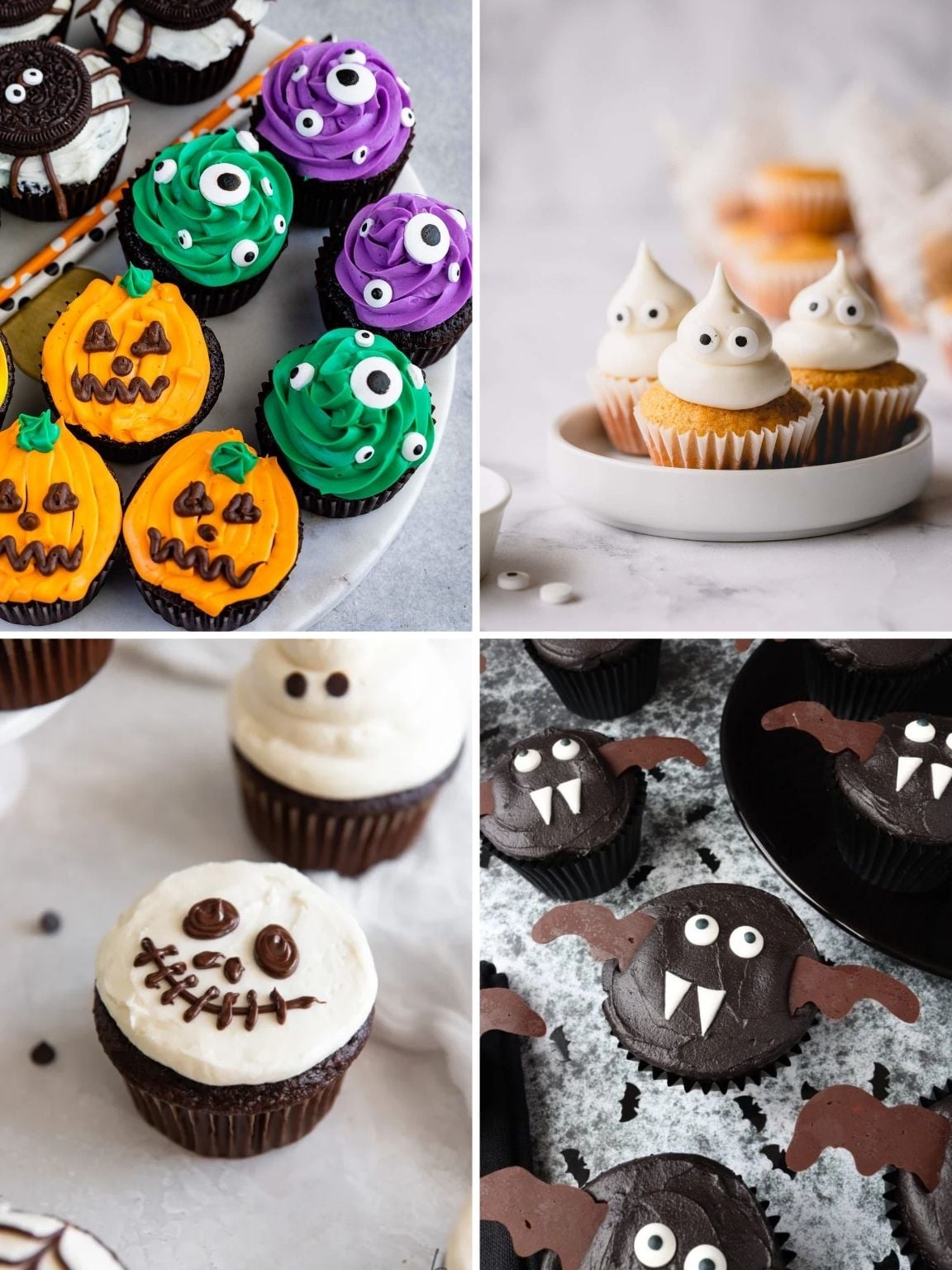 24 Creepy-Cute Halloween Cupcakes
