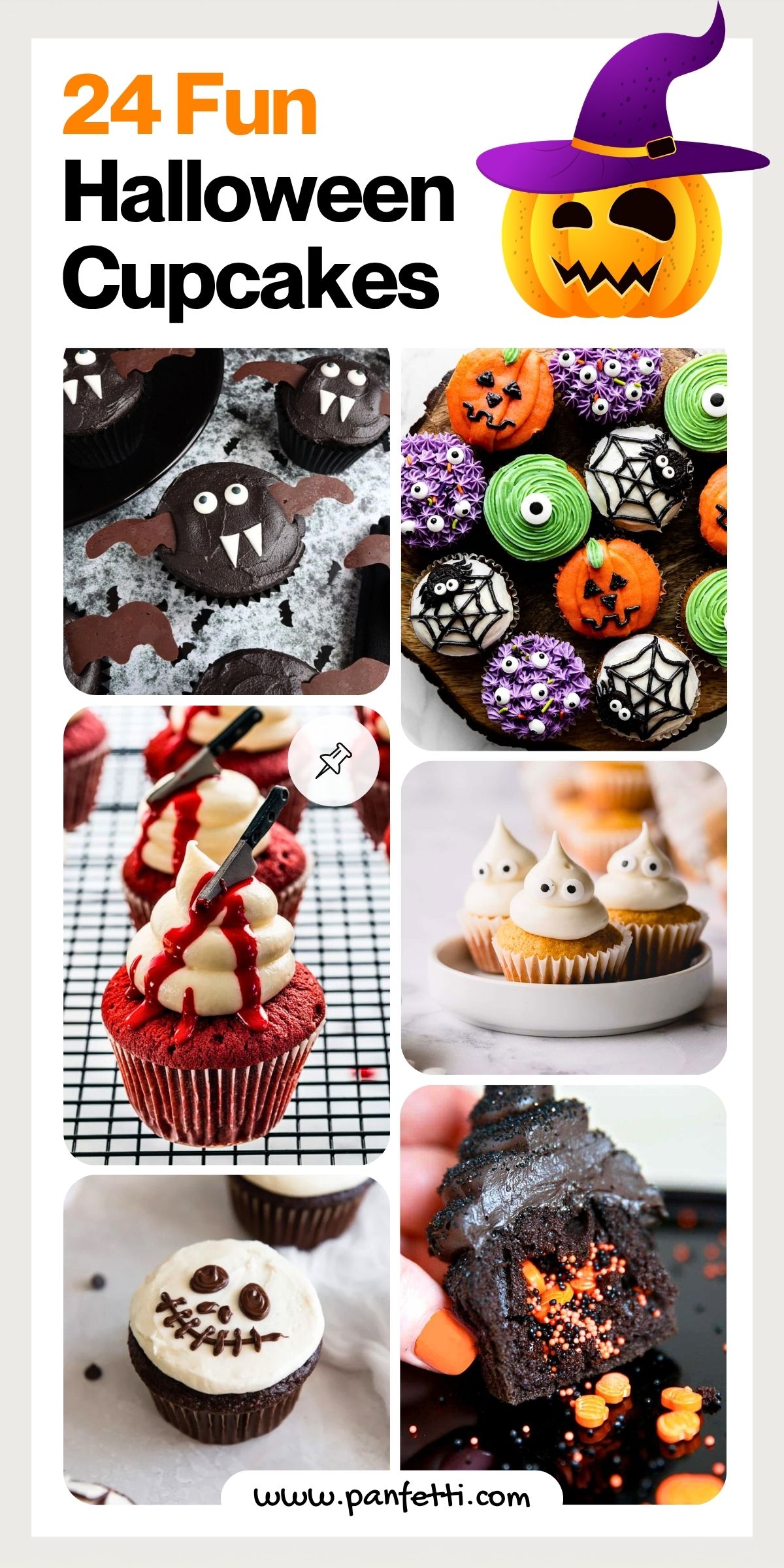 24 Easy Halloween Cupcakes for Parties