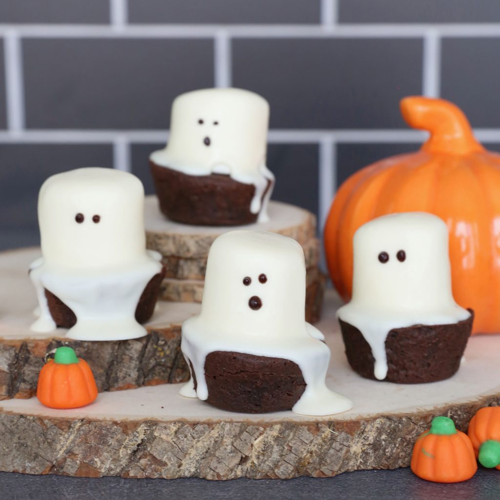 Brownie Bite Ghosts