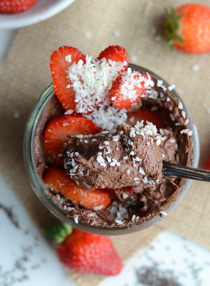 Chocolate Chia Protein Pudding
