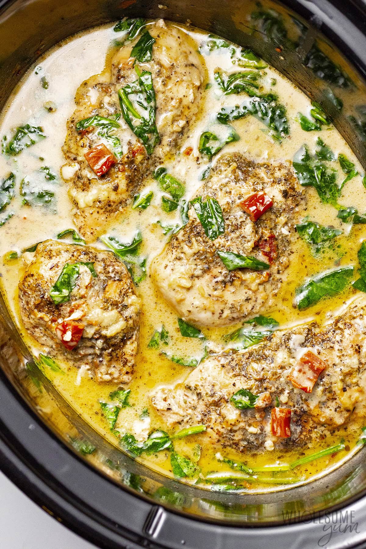 Crock Pot Tuscan Chicken