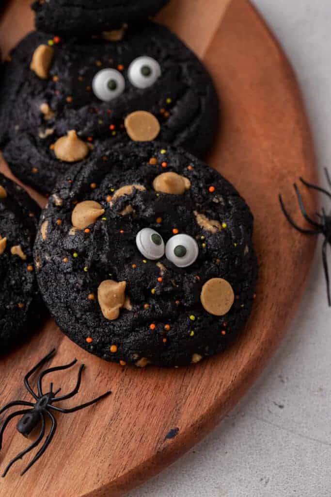 Halloween Black Monster Cookies