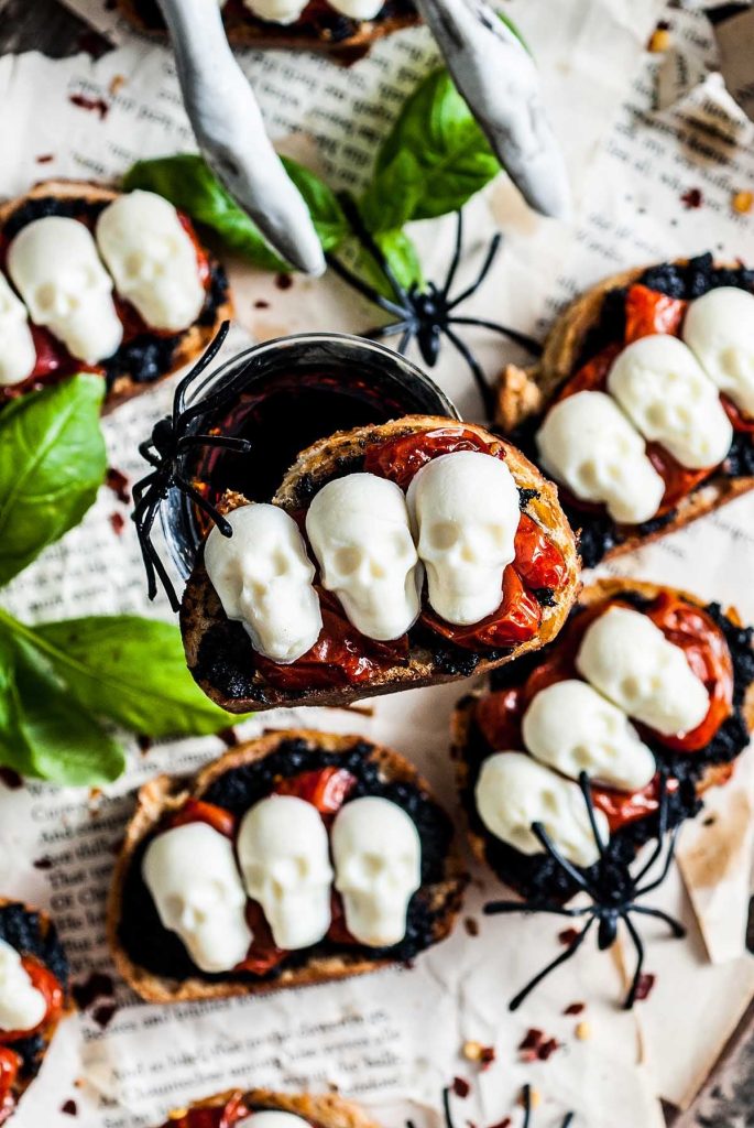 Halloween Bruschetta Appetizer