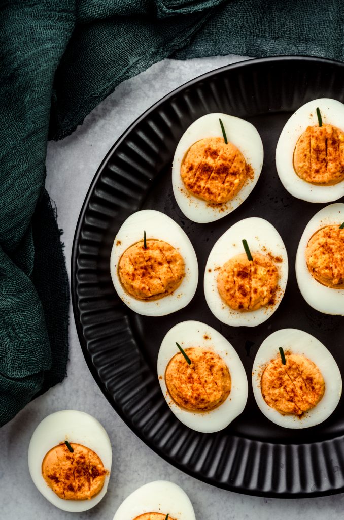 Halloween Deviled Eggs
