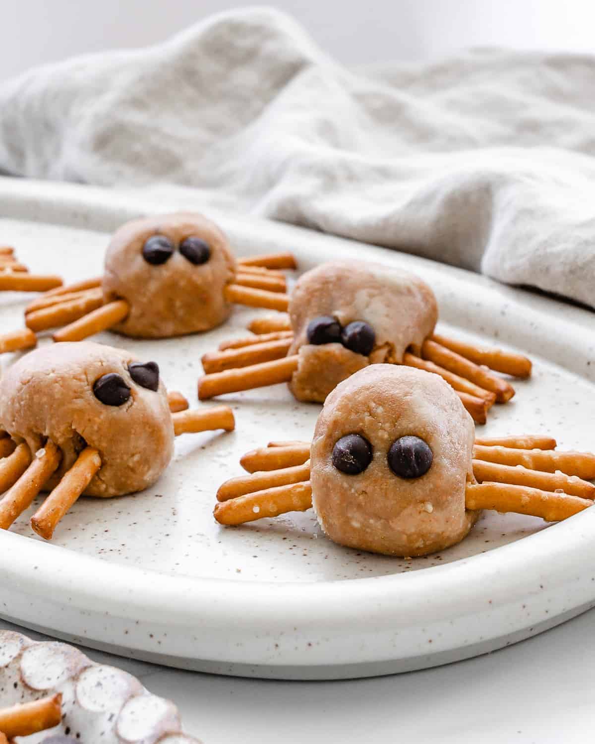 Halloween Peanut Butter Spiders