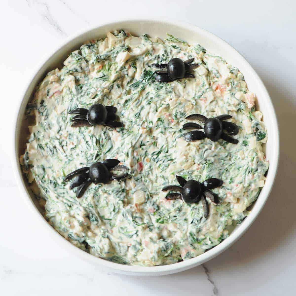 Halloween Spinach Dip