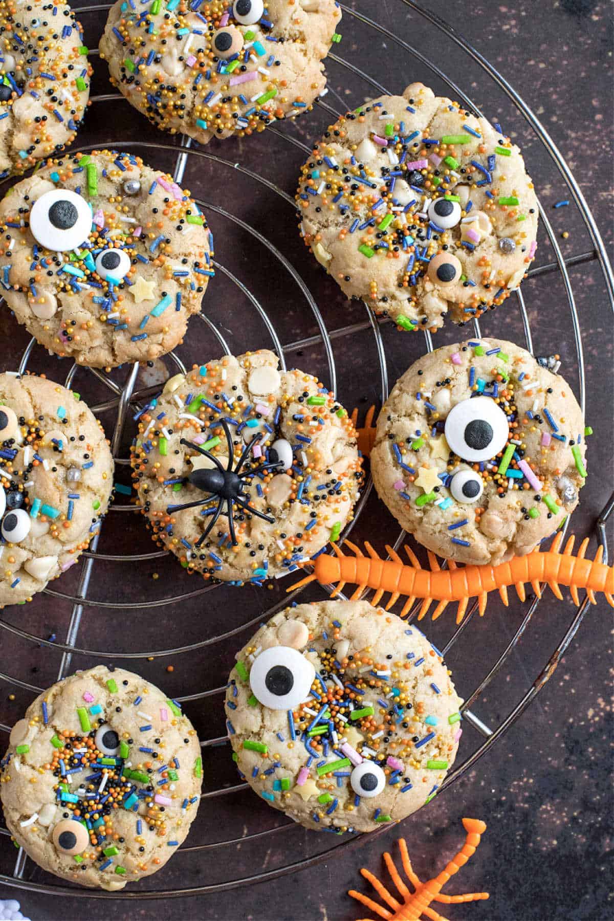 Halloween Sprinkle Cookies