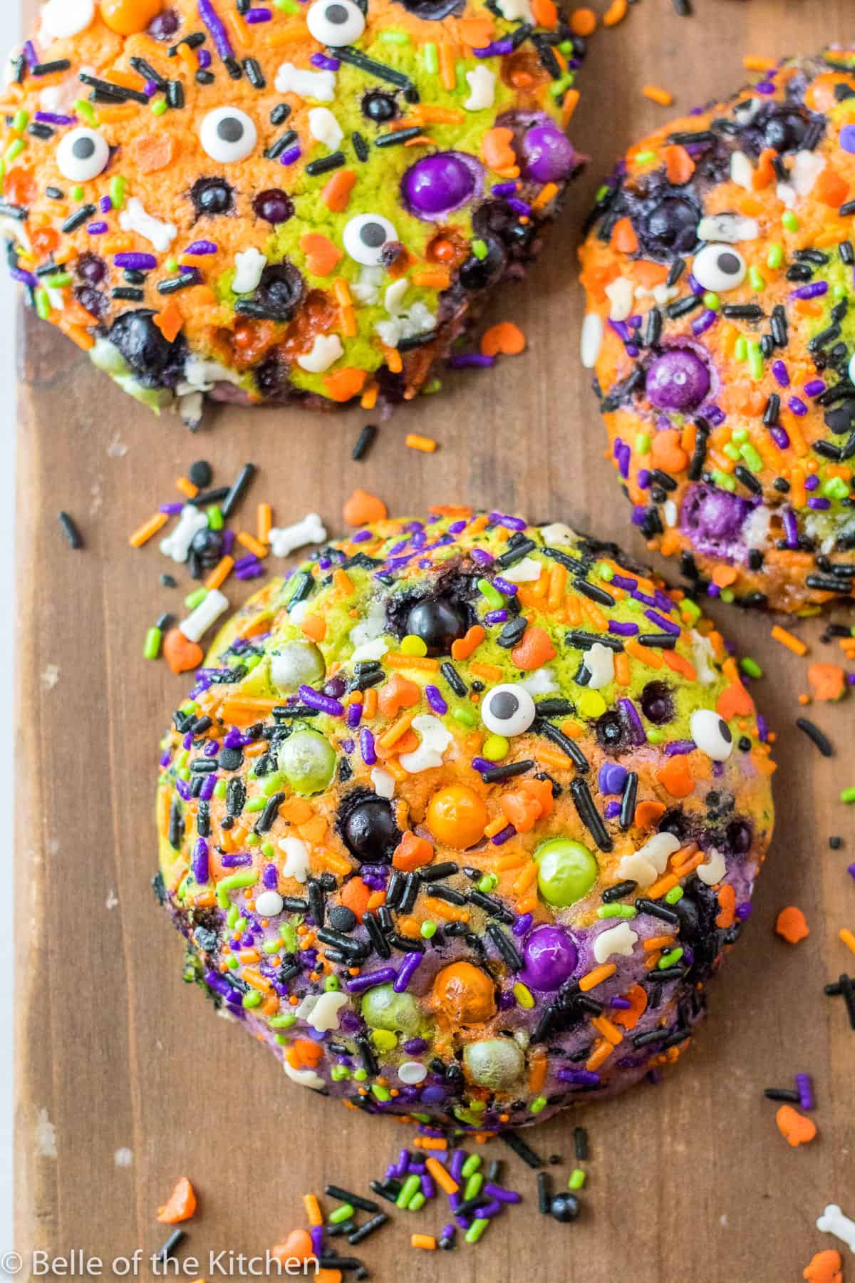 Halloween Sugar Cookies with Sprinkles