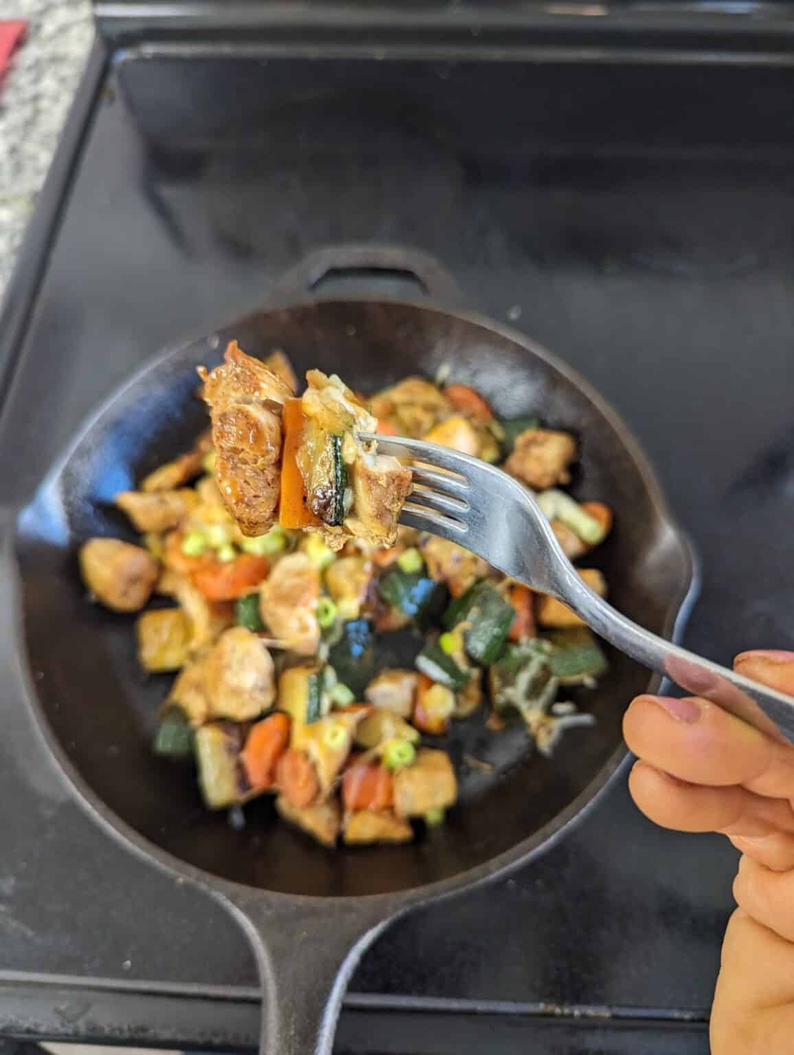 Healthy Chicken Skillet Dinner
