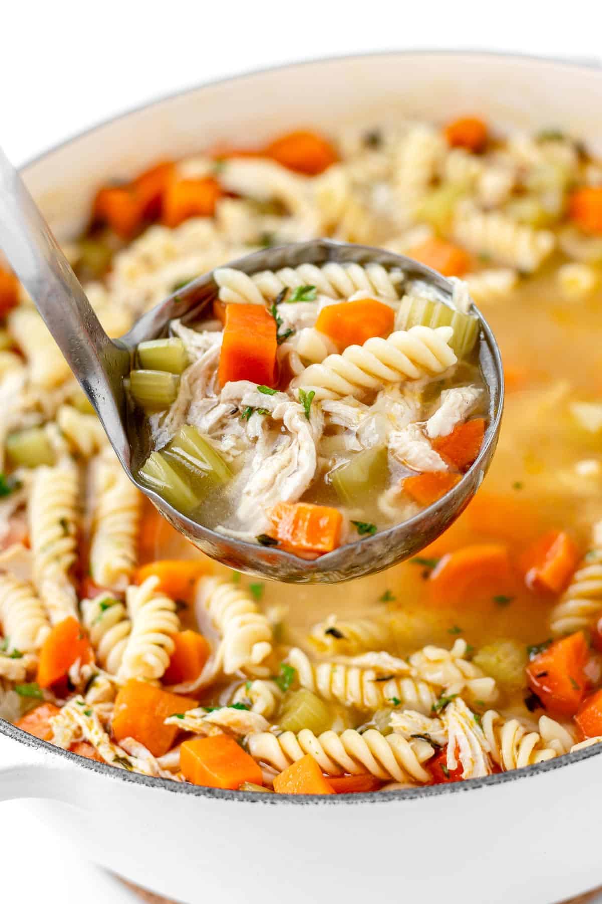 Healthy Homemade Chicken Noodle Soup