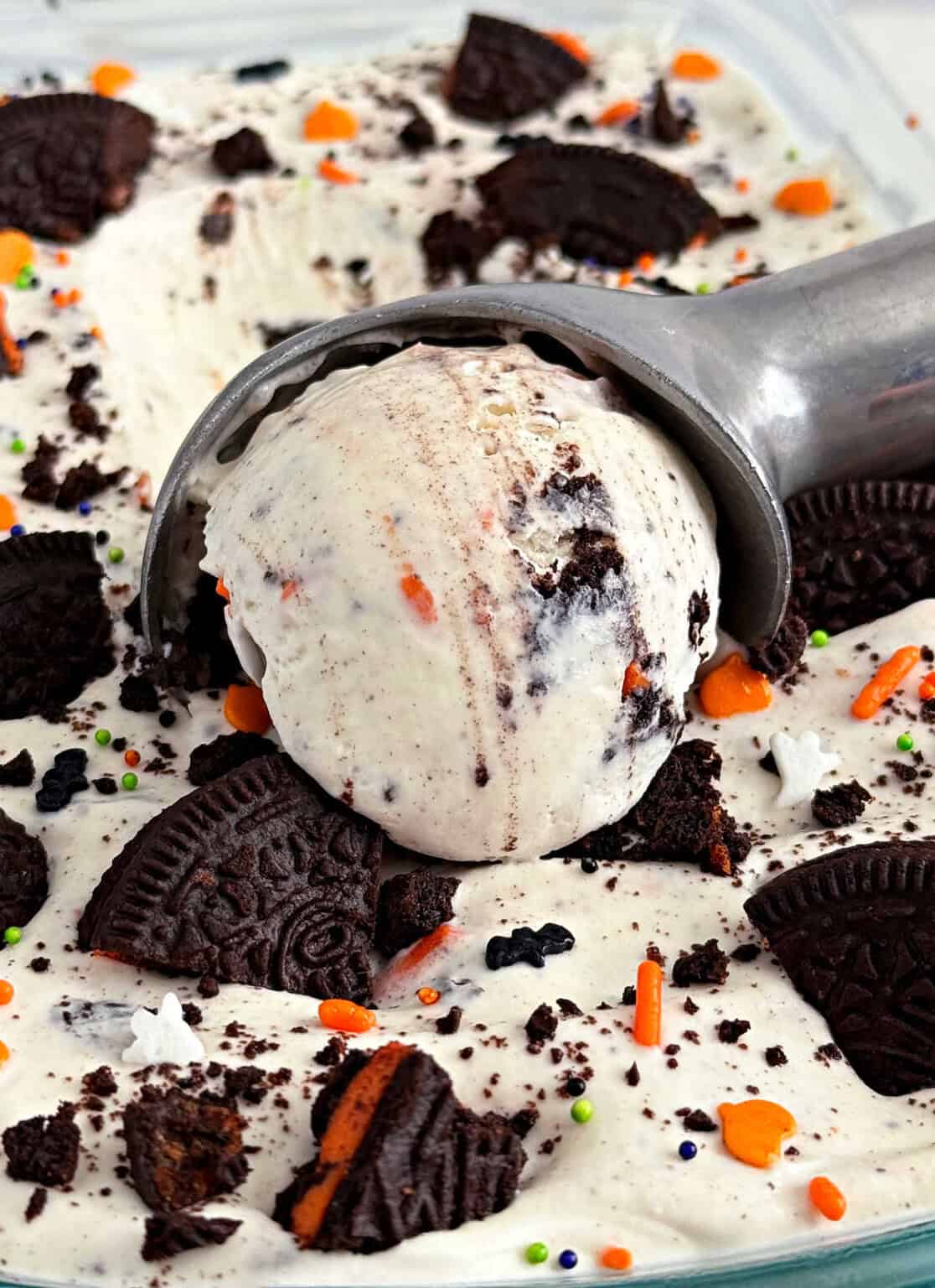 Homemade Halloween Ice Cream