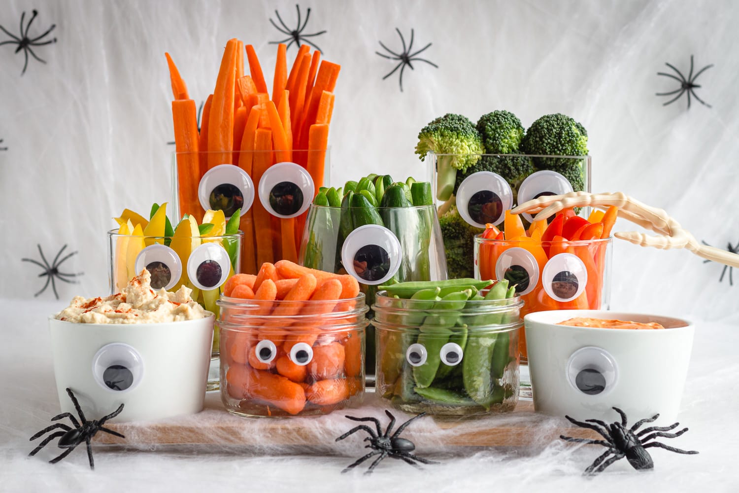 Monster Halloween Veggie Tray