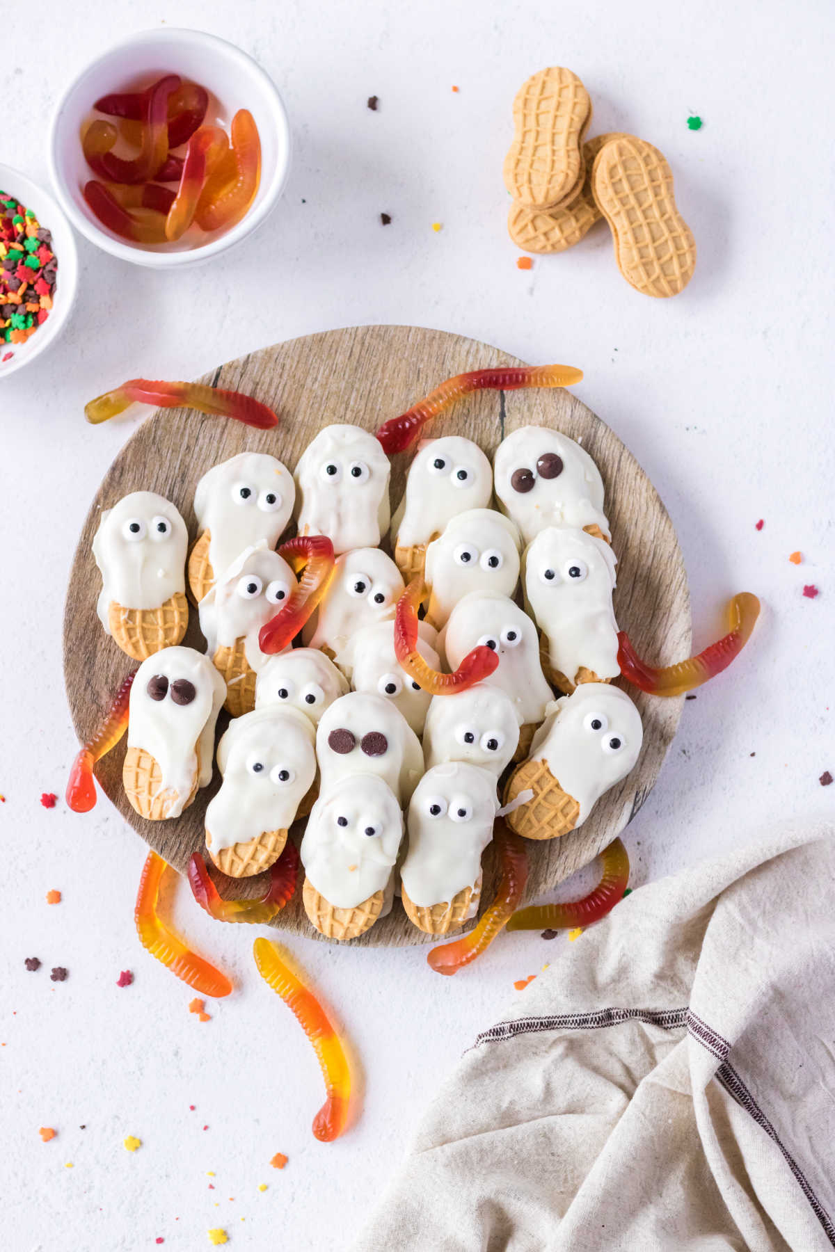 Nutter Butter Ghosts for Halloween