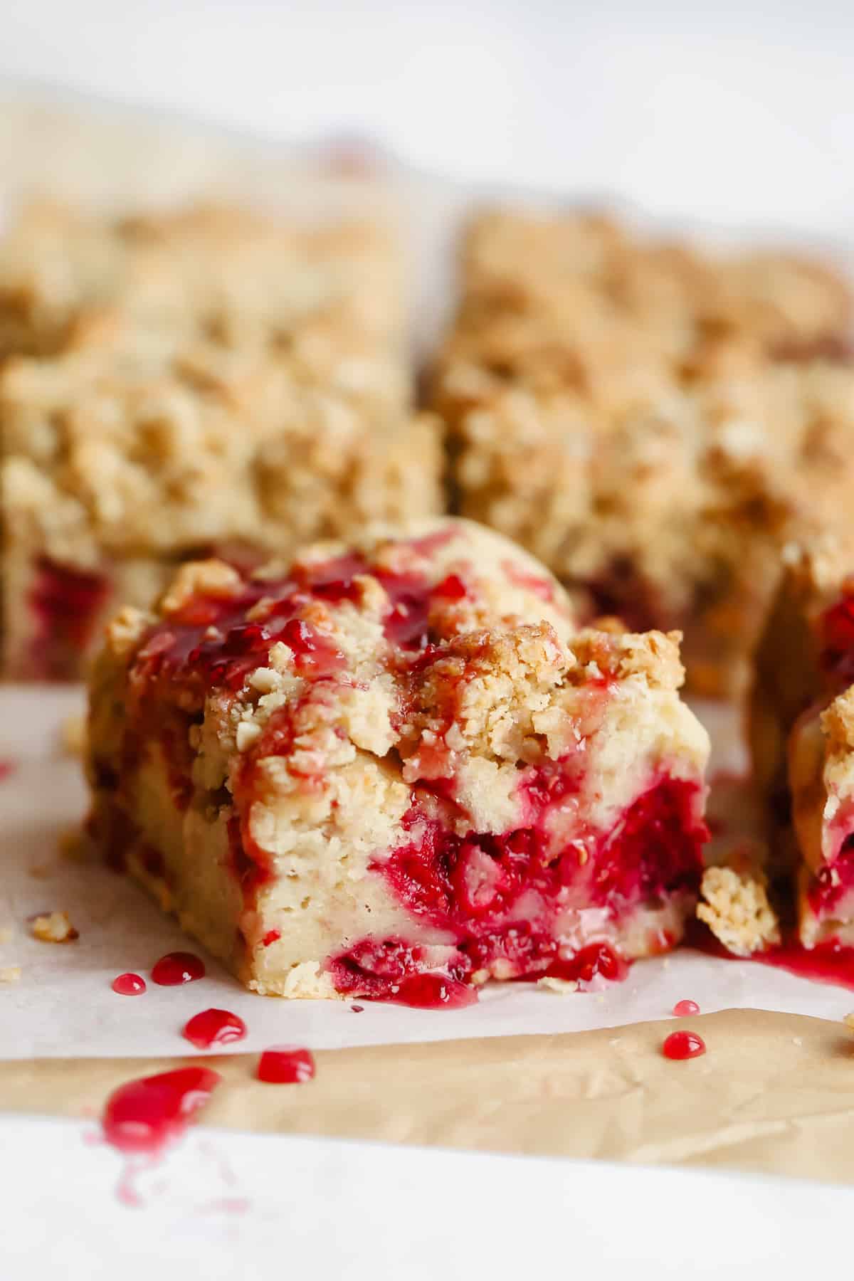 Raspberry Cottage Cheese Breakfast Cake