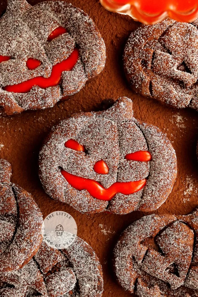 Vegan Jack-O’-Lantern Cookies