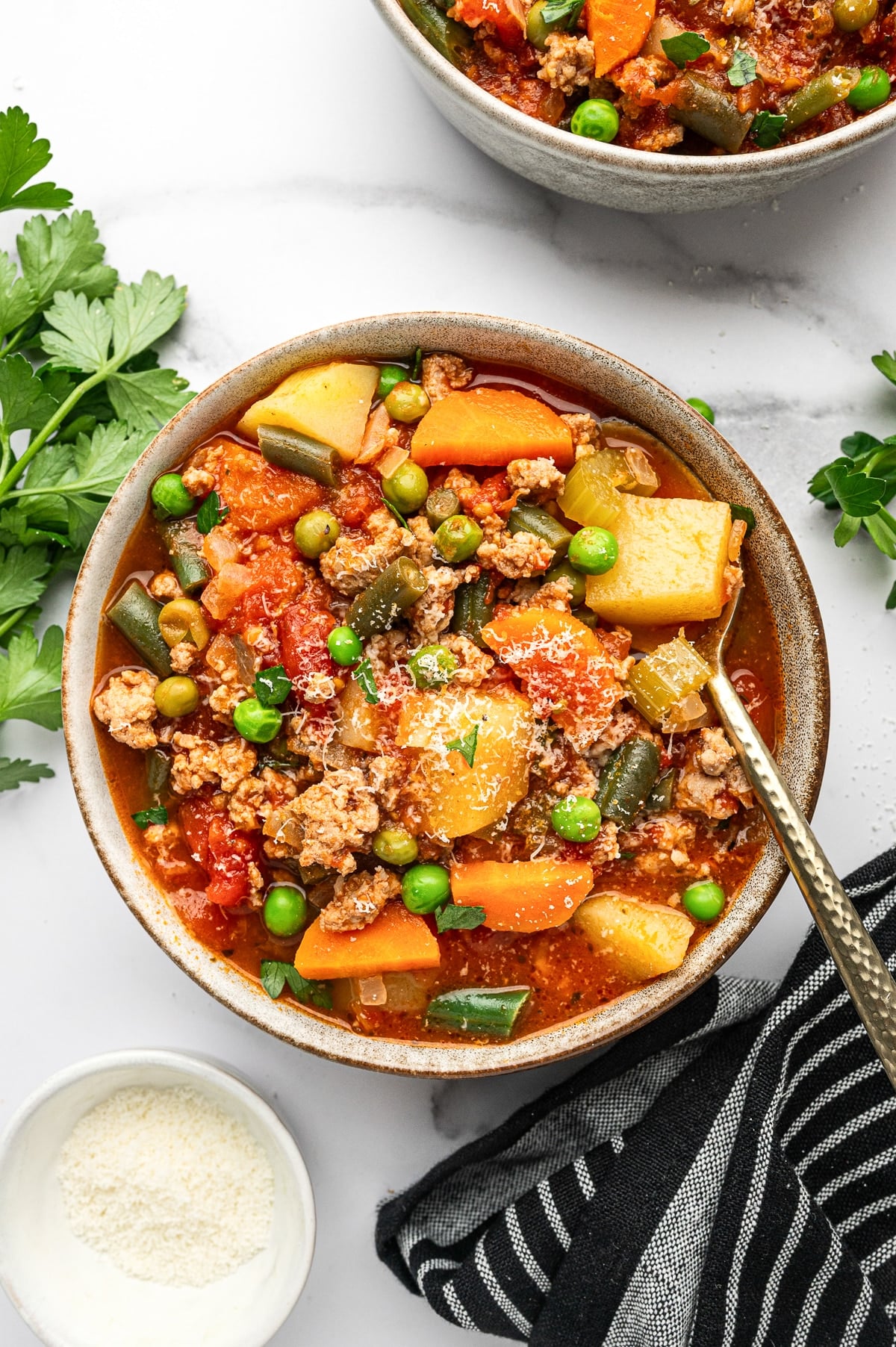 Ground Turkey Soup