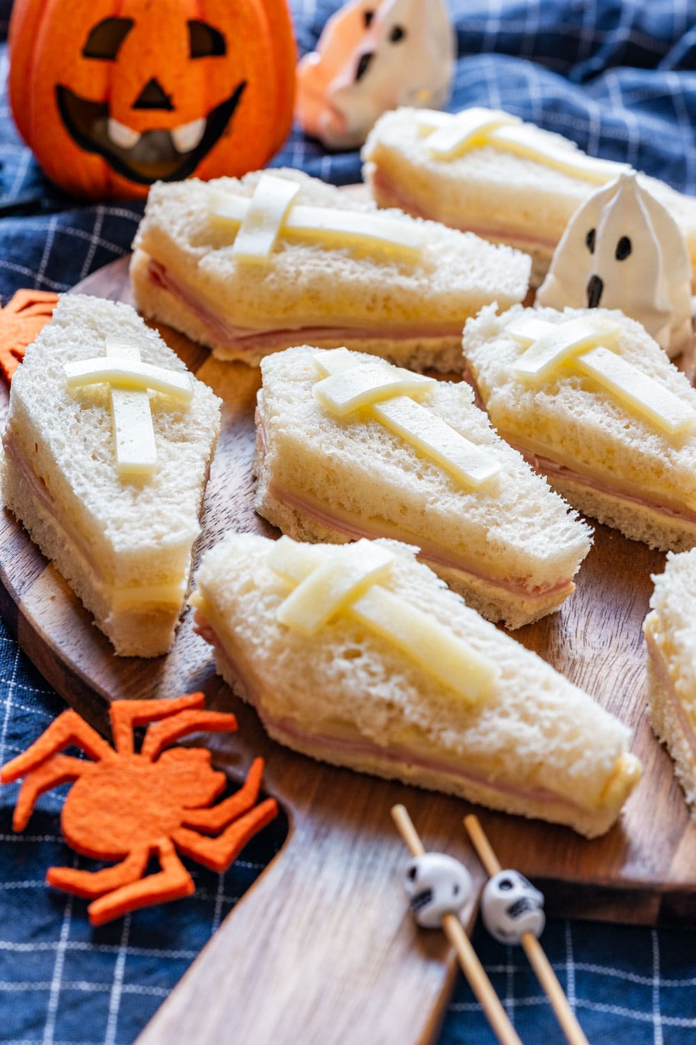 Halloween Coffin Sandwiches
