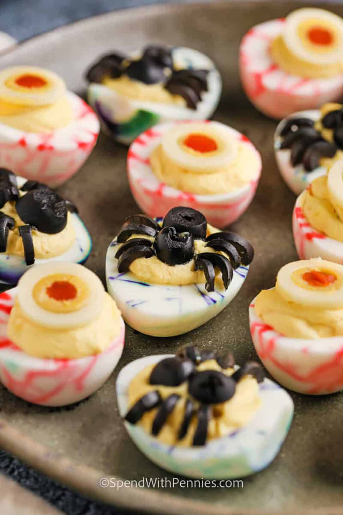 Halloween Deviled Eggs